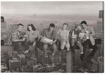 Obraz na płótnie Friends - Lunch on a Skyscraper