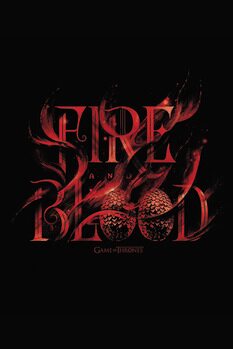 Obraz na płótnie Game of Thrones - Fire and Blood