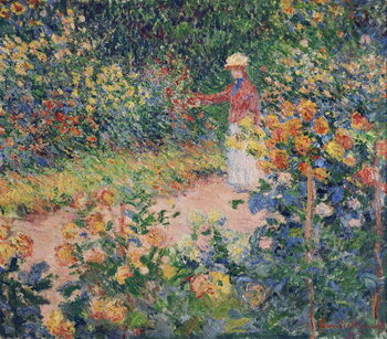 Obraz na płótnie Garden at Giverny, 1895