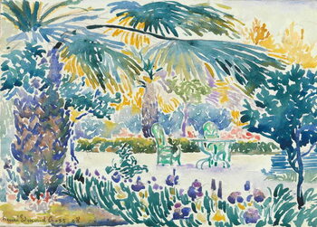 Obraz na płótnie Garden of the Painter at Saint Clair, 1908