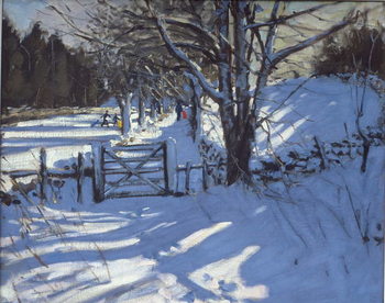 Obraz na płótnie Gate near Youlgreave, Derbyshire