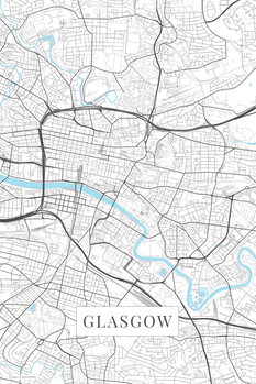 Obraz na płótnie Glasgow white