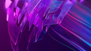 Obraz na płótnie Glass Strands Flowing Together,  c.2015-2025