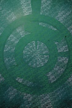 Obraz na płótnie Green Lantern - Logo