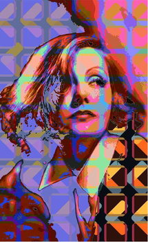 Obraz na płótnie Greta Garbo