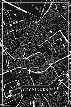 Obraz na płótnie Groningen black