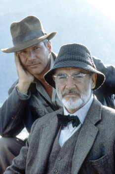 Obraz na płótnie Harrison Ford And Sean Connery