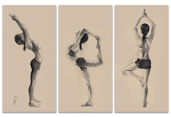 Obraz na płótnie Hazel Bowman - Yoga Series