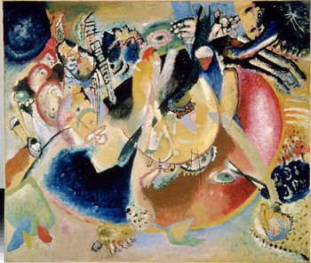 Obraz na płótnie Improvisation of Cold Forms (1914)