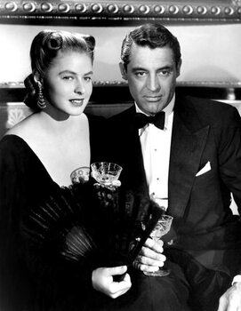 Obraz na płótnie Ingrid Bergman And Cary Grant