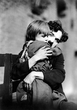 Obraz na płótnie Jackie Coogan And Charlie Chaplin