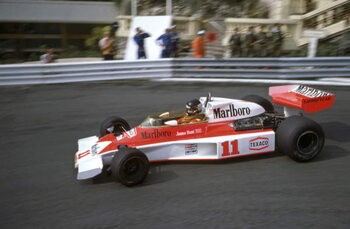 Obraz na płótnie James Hunt in a McLaren