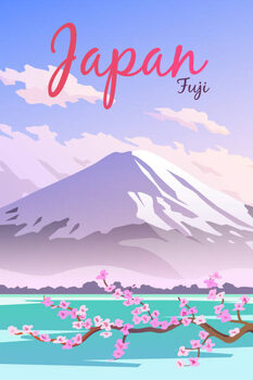 Obraz na płótnie Japan. Vector poster.