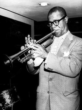 Obraz na płótnie Jazzman Louis Armstrong December 18, 1956