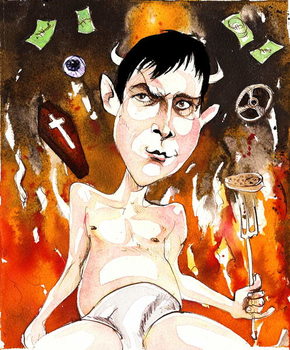 Obraz na płótnie Joe Orton, English author and playwright