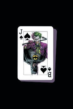 Obraz na płótnie Joker vs Batman card