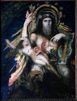 Obraz na płótnie Jupiter (Zeus) and Semelé