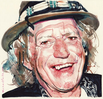 Obraz na płótnie Keith Richards