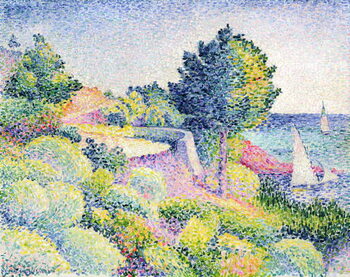 Obraz na płótnie La Route sur la Cote, 1907