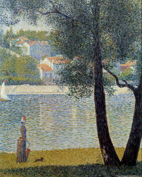 Obraz na płótnie La Seine a Courbevoie, 1885