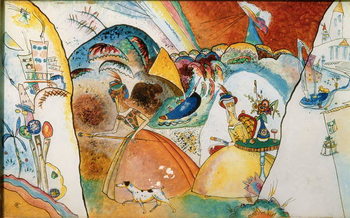 Obraz na płótnie Ladies in a Landscape (1918)