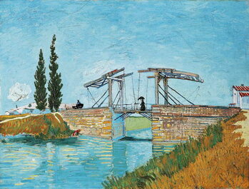 Obraz na płótnie Langlois Bridge at Arles, by Vincent van Gogh