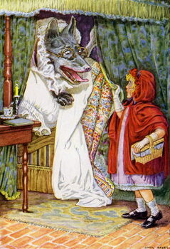 Obraz na płótnie Little Red Riding Hood