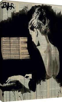 Loui Jover - Her Sonata Obraz na płótnie
