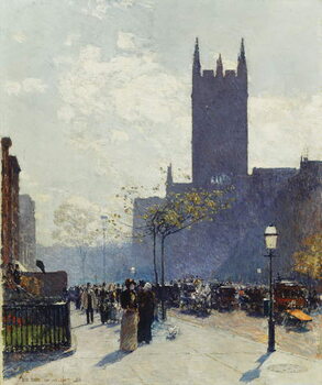 Obraz na płótnie Lower Fifth Avenue, 1890