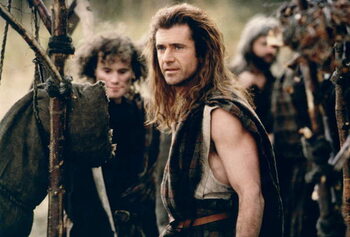 Obraz na płótnie Mel Gibson, Braveheart, 1995