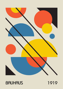 Obraz na płótnie Minimal vintage 20s geometric design posters,