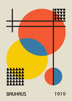 Obraz na płótnie Minimal vintage 20s geometric design posters,