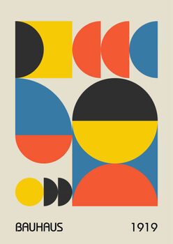 Obraz na płótnie Minimal vintage 20s geometric design posters,