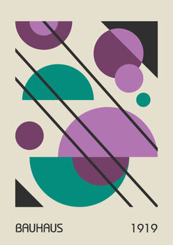 Obraz na płótnie Minimal vintage 20s geometric design posters,
