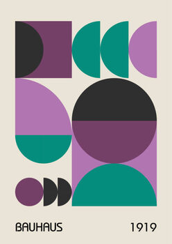 Obraz na płótnie Minimal vintage 20s geometric design posters,