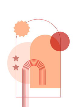 Obraz na płótnie Modern minimalist abstract aesthetic boho poster