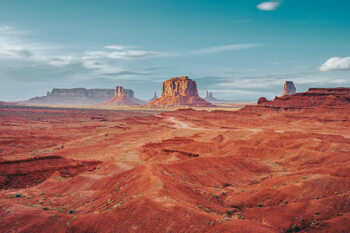 Obraz na płótnie Monument Valley during a sunny day