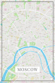 Obraz na płótnie Moscow color