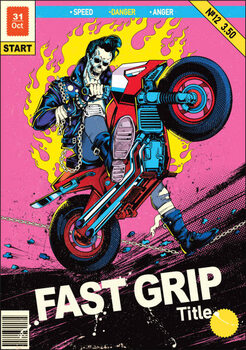 Obraz na płótnie Motorcycle poster