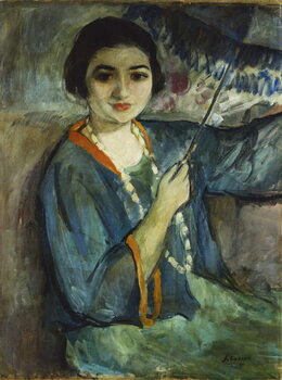 Obraz na płótnie Nono with Umbrella; Nono a l'Ombrelle,