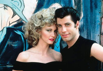 Obraz na płótnie Olivia Newton-John And John Travolta