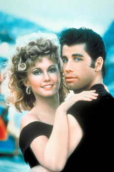 Obraz na płótnie Olivia Newton-John And John Travolta