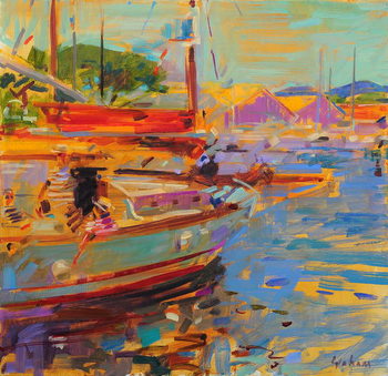 Obraz na płótnie On Deck, Saint-Tropez