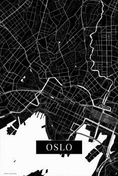 Obraz na płótnie Oslo black