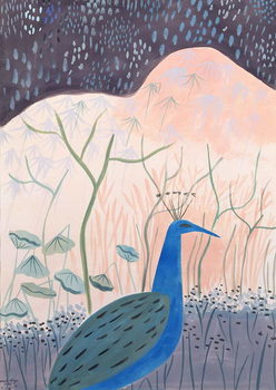 Obraz na płótnie Paon Or et Argent, 1985