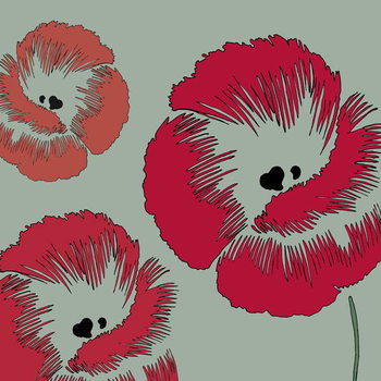 Obraz na płótnie Picnic Poppy, 2005