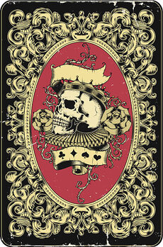 Obraz na płótnie Playing card