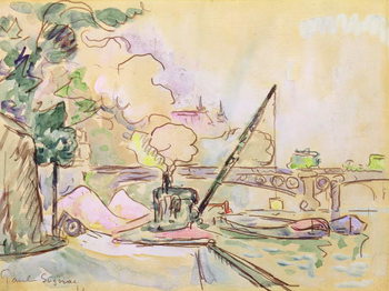 Obraz na płótnie Pont du Louvre, 1928