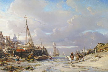 Obraz na płótnie Port en Bretagne, 1861