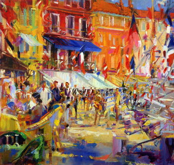 Obraz na płótnie Port Promenade, Saint-Tropez